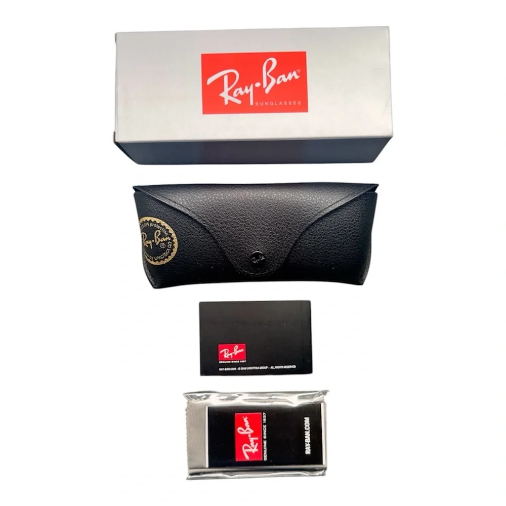 Ray-Ban Brown and Gold Aviator Sunglasses - Picture 4 of 4